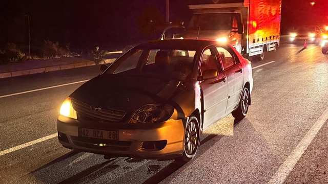 Antalya'da otomobilin çarptığı kişi öldü