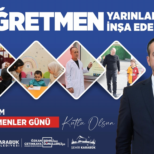 Başkan Çetinkaya'dan 24 Kasım Öğretmenler Günü mesajı