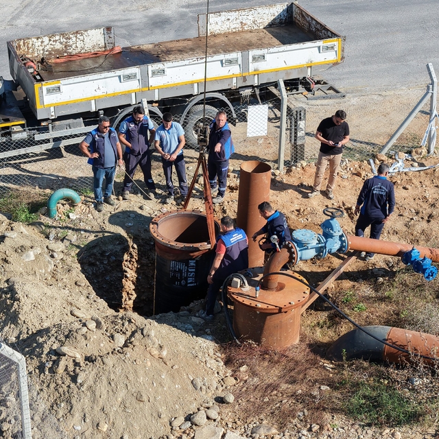 MUSKİ, Geyik Barajı hattındaki arızaları giderdi