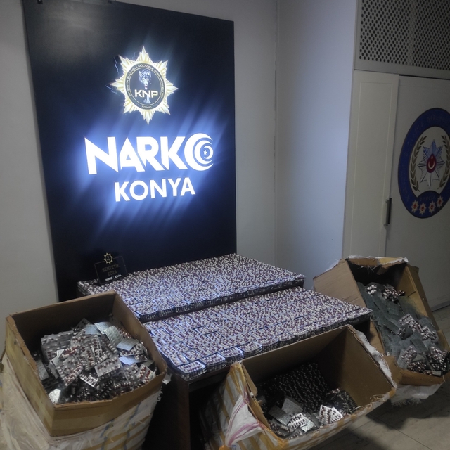 Konya'da uyuşturucu taciri 140 kişi tutuklandı