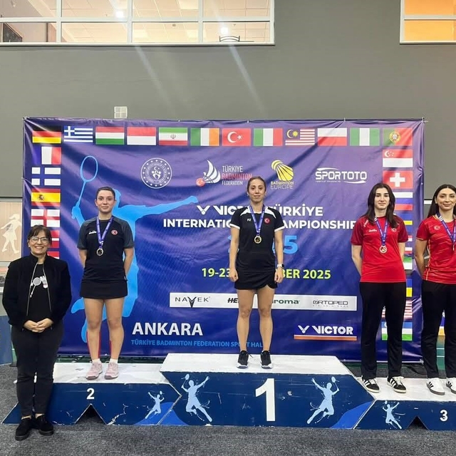 Erzincanlı badmintonculardan uluslararası şampiyonada 3 altın, 2 bronz mada...