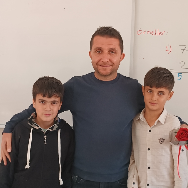 İki öğrencisi olan köy okulunda 'Öğretmenler Günü' kutlaması