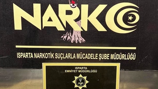 Isparta'da düzenlenen operasyonda uyuşturucu madde ele geçirildi