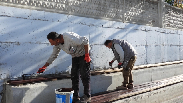 Kepez Belediyesi'nden okullara estetik dokunuş