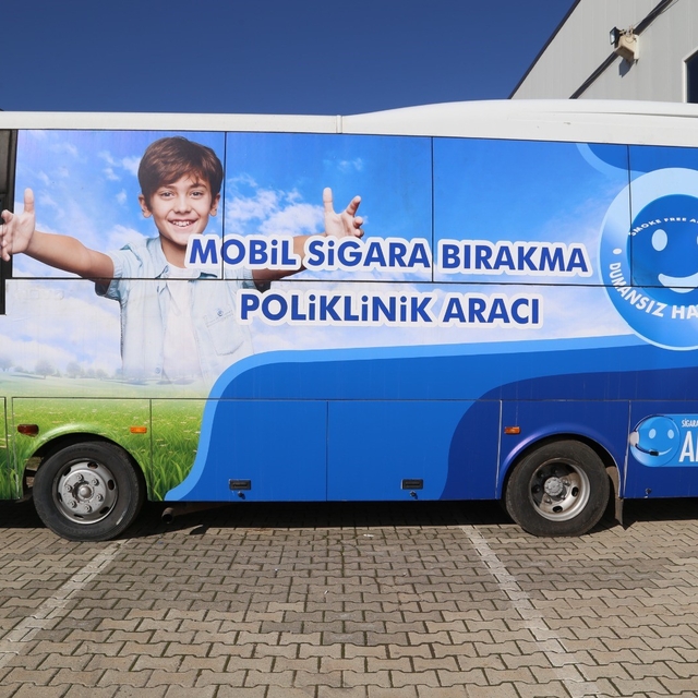 Diyarbakır'da mobil sigara bırakma polikliniği hizmete başladı