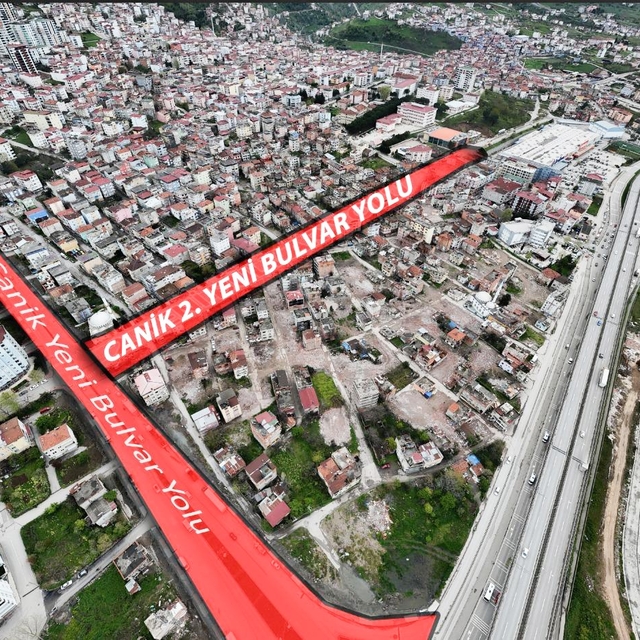 Başkan Sandıkçı: "Canik 2. Yeni Bulvar Yolu'nu ilçemize kazandırıyoruz"