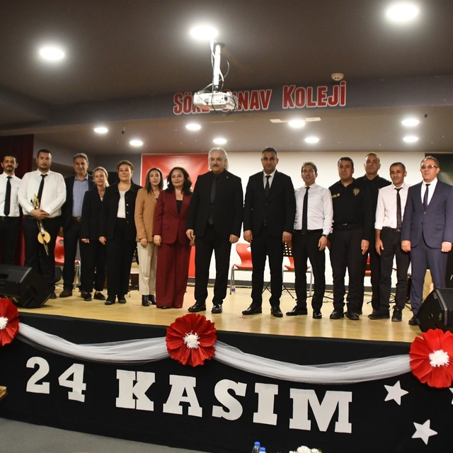 Söke'de 24 Kasım Öğretmenler Günü kutlandı