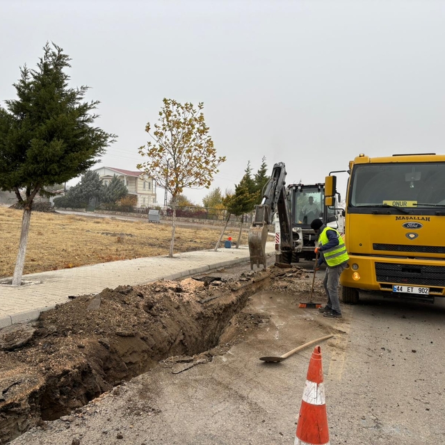 Arguvan'da doğalgaz çalışmaları başladı