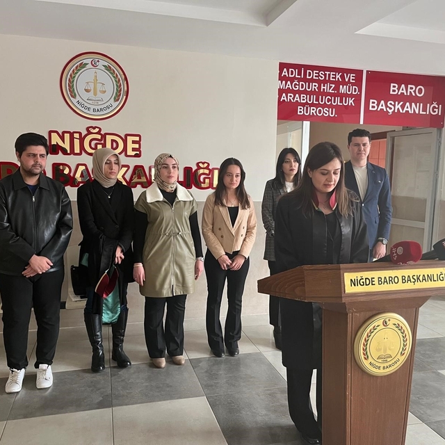 Niğde Barosu: "Eşitlik ve özgürlükten vazgeçmeyeceğiz"