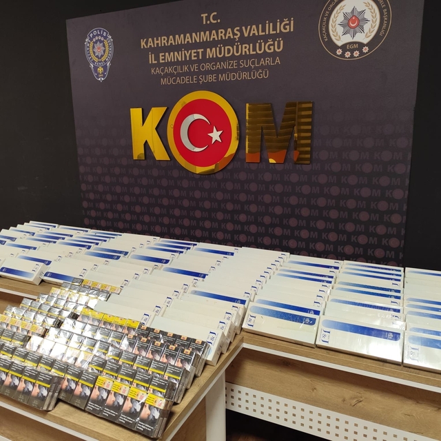 Kahramanmaraş'ta kaçak tütün ve sigara operasyonu: 3 gözaltı
