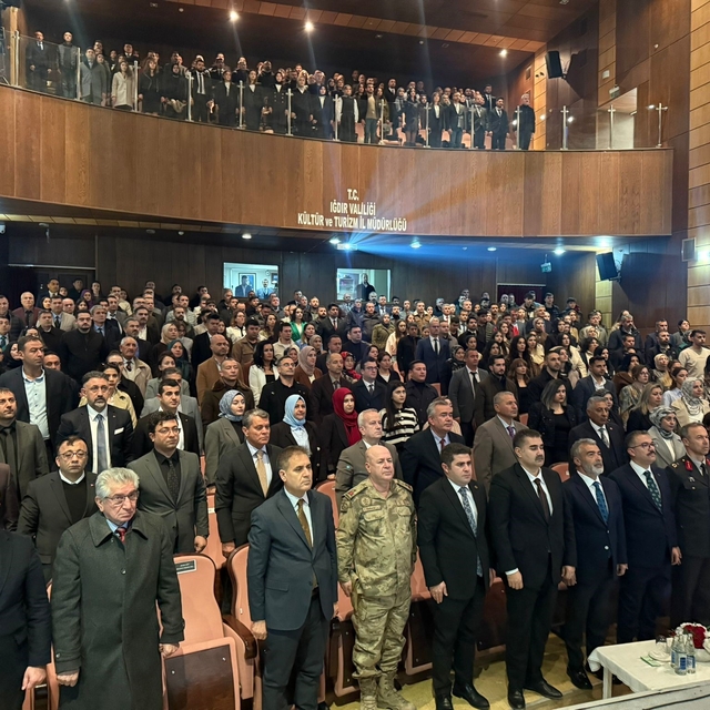 Iğdır'da 24 Kasım öğretmenler günü kutlama programı düzenlendi