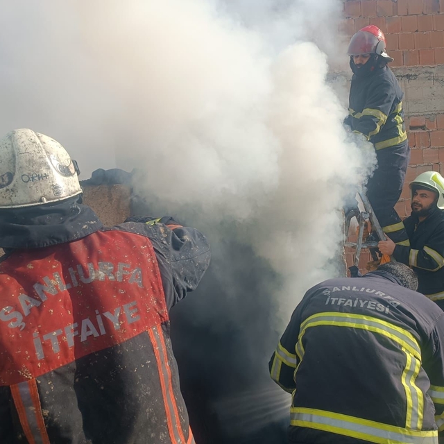Şanlıurfa'da mesken yangını söndürüldü