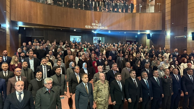 Iğdır'da 24 Kasım öğretmenler günü kutlama programı düzenlendi