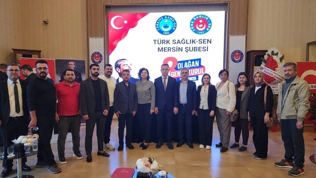Türk Sağlık-Sen Mersin Şubesi'nde Halil Vural güven tazeledi