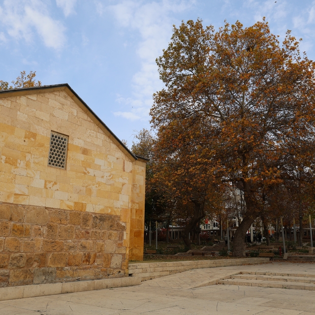 Ahi Evran Külliyesi'nde sonbahar güzelliği