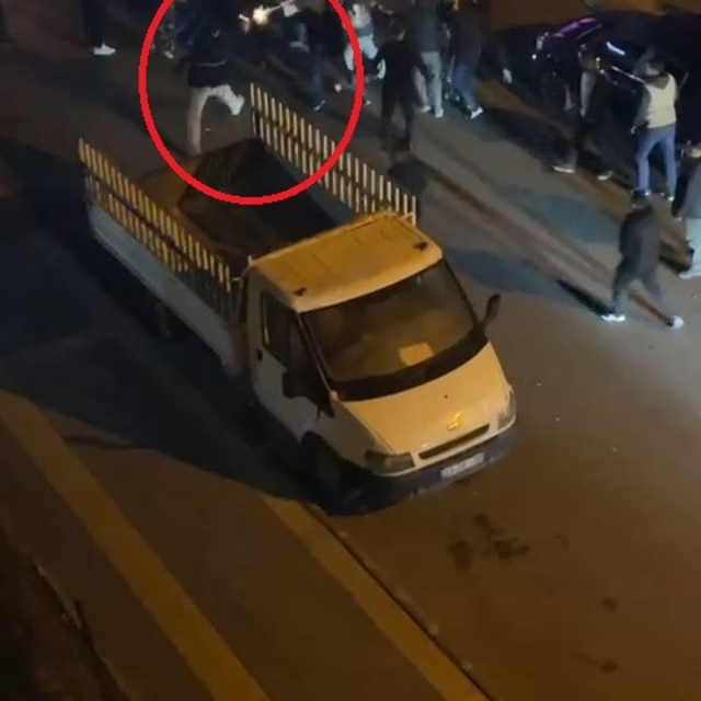 Düğün salonu önünde 1 kişinin öldüğü silahlı kavgada yeni görüntüler ortaya...