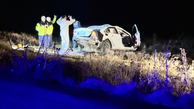 Konya'da şarampole devrilen otomobilin sürücüsü hayatını kaybetti