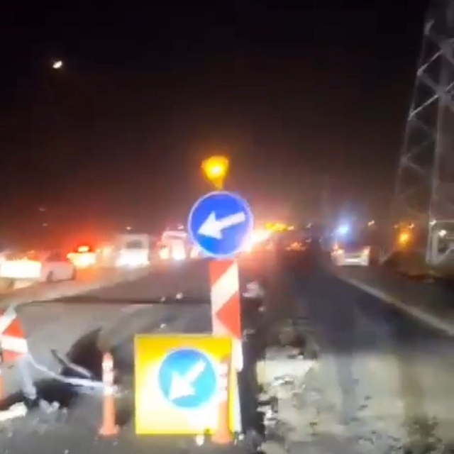 Batman'da yapımı devam eden yolda trafik kazaları: 7 yaralı