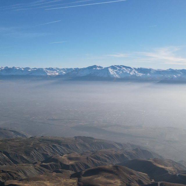 Erzincan'da kış masalı: Kar, güneş ve sis şehri kartpostala çevirdi