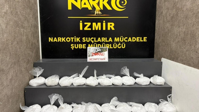 Çantasında 29 kilo metamfetamin ele geçirilen şüpheli tutuklandı