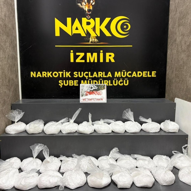 Çantasında 29 kilo metamfetamin ele geçirilen şüpheli tutuklandı