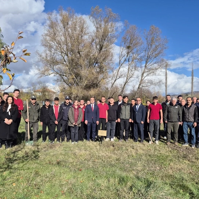 Bilecik'te Merve öğretmen anısına 72 fidan dikildi