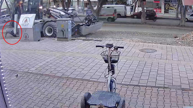 Ekmek almak için çıkmıştı; kepçenin altında kalarak öldü, kaza kamerada