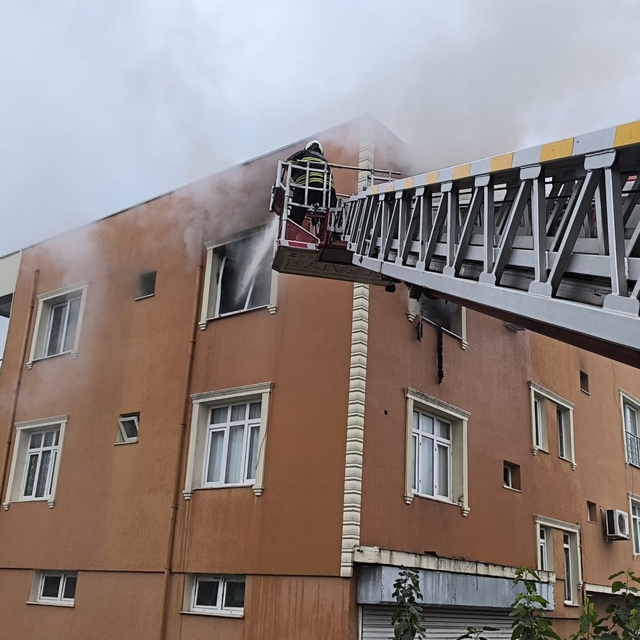 Dörtyol'da ev yangını