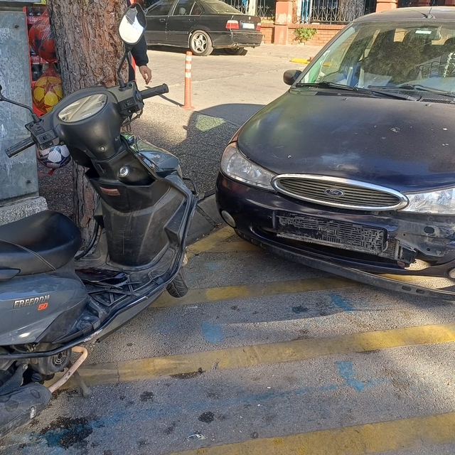 Otomobil ile motosiklet çarpıştı: 1 yaralı