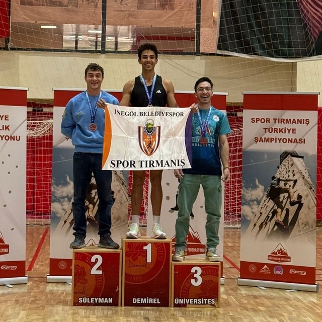 İnegöl Belediyesporlu sporcu Türkiye Şampiyonu oldu