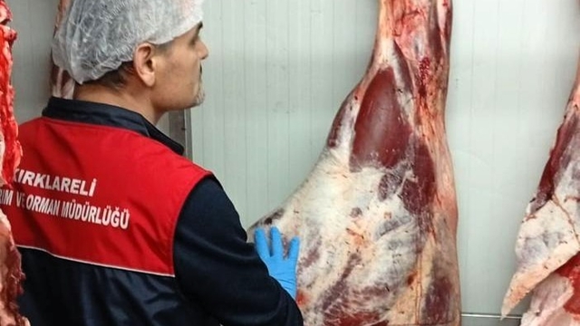 Kırklareli'nde et satışları mercek altında