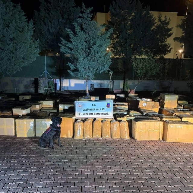 Gaziantep'te 7 ton kaçak tütün ele geçirildi: 1 gözaltı
