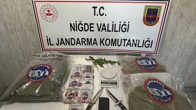 Niğde'de 2 kilo 251 gram uyuşturucu ele geçirildi