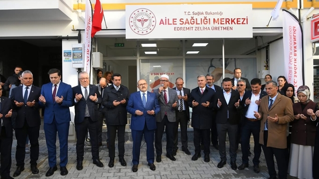 Balıkesir'de Zeliha Üretmen Aile Sağlığı Merkezi törenle hizmete açıldı