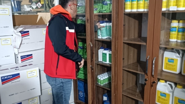 Uşak'ta bitki koruma ürünü denetimleri sürüyor