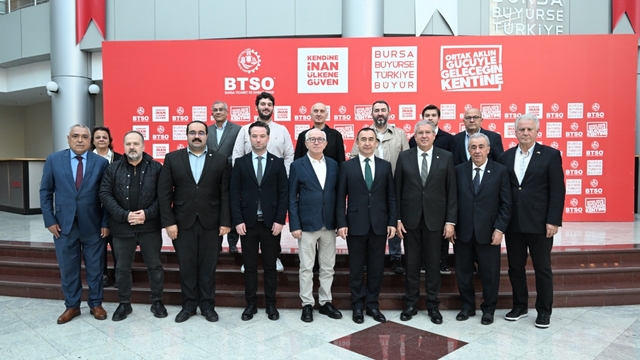 Özbekistan Büyükelçisi İlkhom Khaydarov BTSO'da