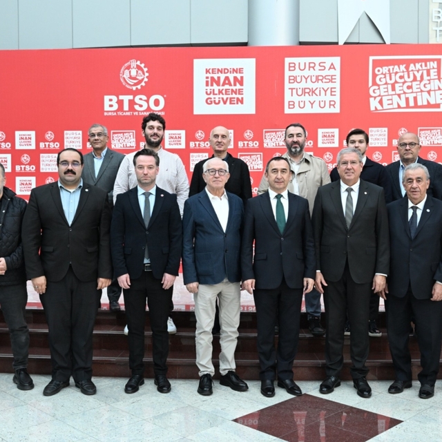 Özbekistan Büyükelçisi İlkhom Khaydarov BTSO'da