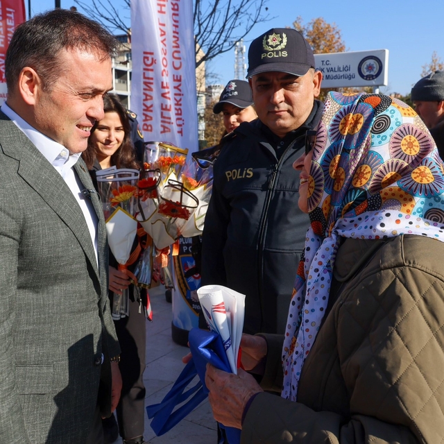 Bilecik'te kadına şiddete karşı farkındalık etkinliği