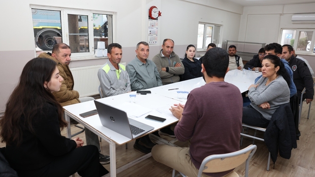 Denizli OSB Arıtma Tesisinde kimyasal eğitimi ve tatbikat gerçekleştirildi