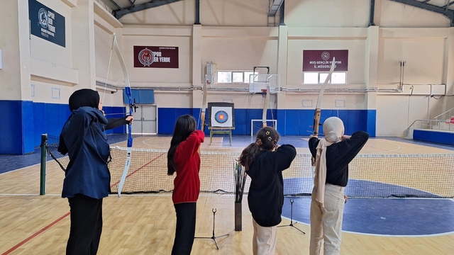 Korkut'ta okçuluk kurslarına yoğun ilgi