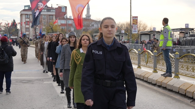 Edirne'nin kurtuluşu 103'üncü yılında coşkuyla kutlandı