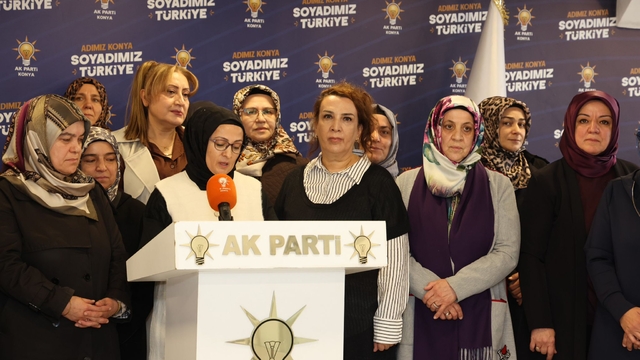 AK Parti Konya Kadın Kolları'ndan Kadına Yönelik Şiddetle Mücadele mesajı