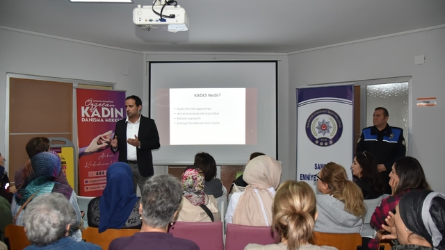 Atakum'da 'Kadına Şiddete Hayır' programı