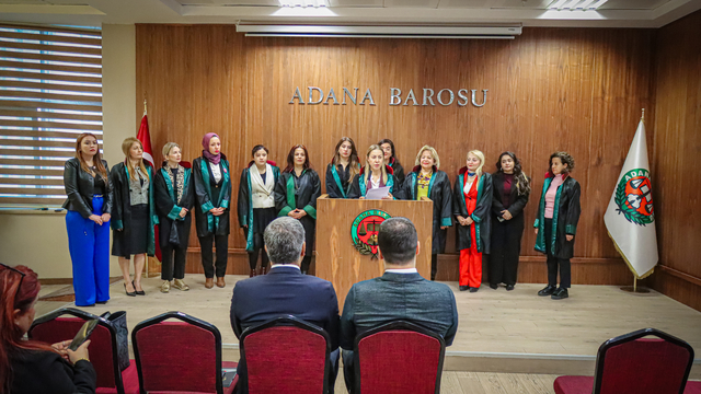 Adana Barosundan "Kadına Yönelik Şiddete Karşı Uluslararası Mücadele Günü" açıklaması