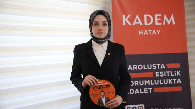 Hatay'da KADEM "Şiddete Karşı Hep Birlikte" kampanyasını duyurdu