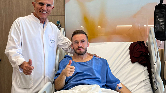 Trabzonspor'da Visca, ameliyat edildi