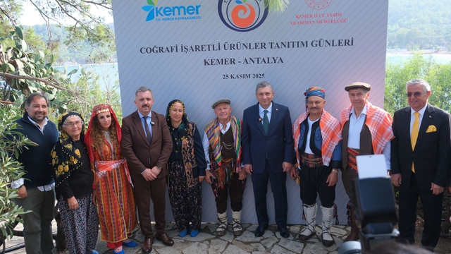 Kemer'de coğrafi işaret başvurusu yapılan ürünler tanıtıldı