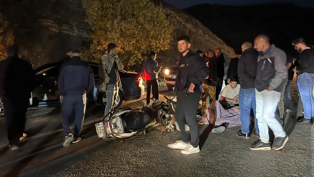 Şırnak'ta otomobille çarpışan motosikletin sürücüsü yaralandı