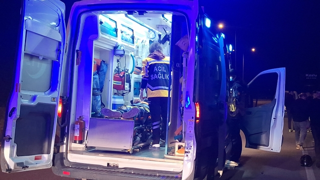 Çorum'da motosiklet kazası: 2 yaralı