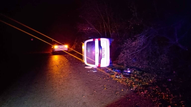 Tokat'ta otomobil kontrolden çıktı: 1 yaralı